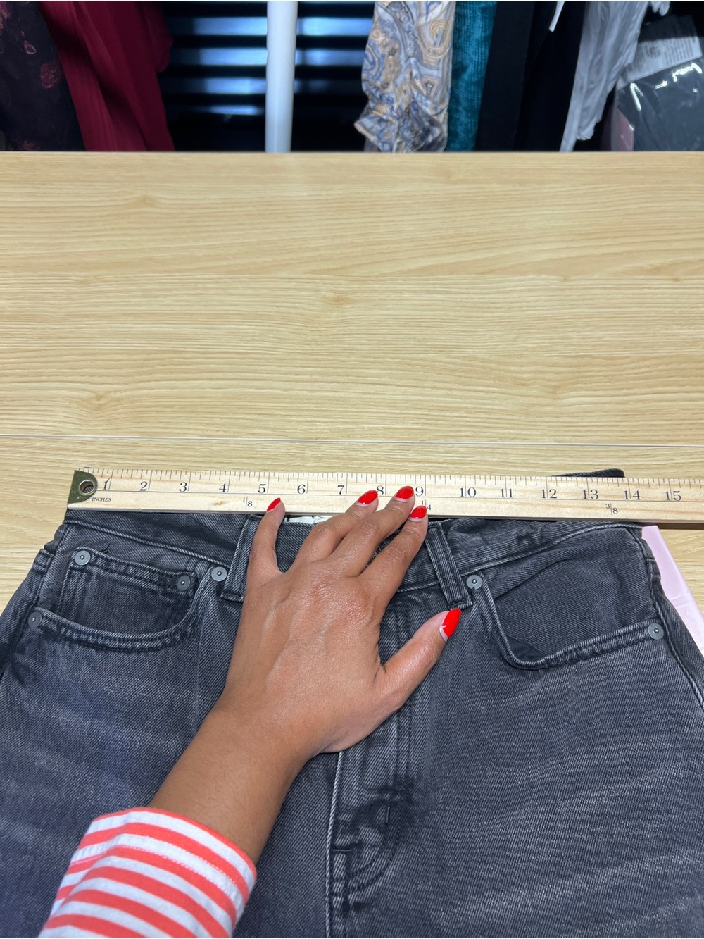 Madewell The Darted Barrel-Leg Jean Olenda Wash Size 24 - Picture 12 of 16